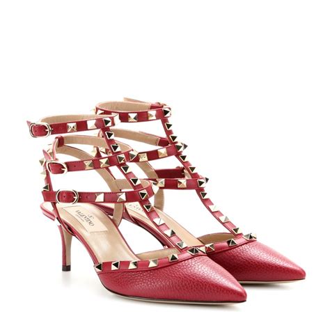 valentino rockstud kitten heels